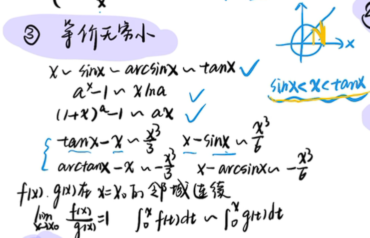 等价无穷小